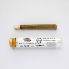 CRAZY MIND EXTRACTS 3 GRAMS HYBRID GIRL SCOUT COOKIES #6 BAZOOKA BLUNT HAND-ROLLED LEAF PRE-ROLL